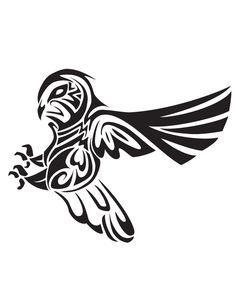 236x305 Tribal Owl Tattoo - Tribal Owl Drawing