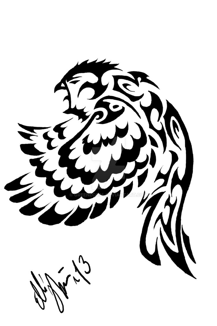 730x1095 Tribal Owl Tattoo Desing - Tribal Owl Drawing