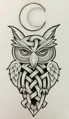 236x407 best tribal owl tattoos images tribal owl tattoos, owl tattoo - Tribal Owl Drawing