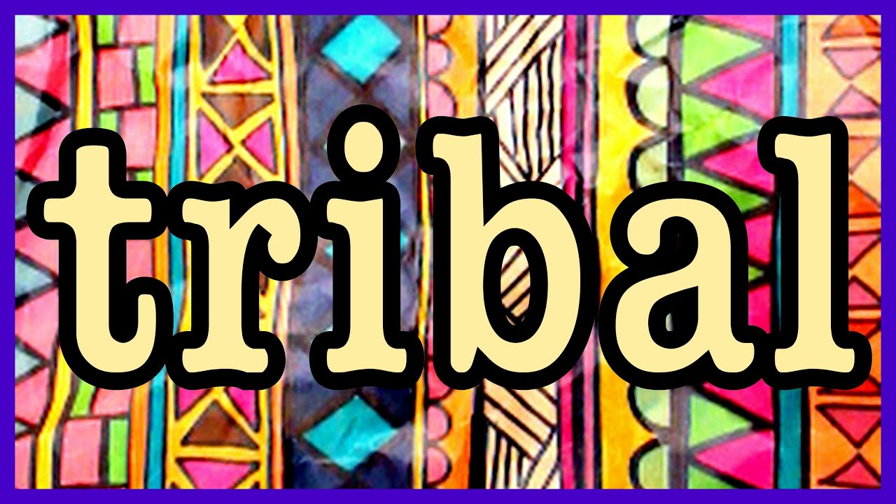 1280x720 Diy Tribal Print Art Drawing Pt - Tribal Pattern Drawing