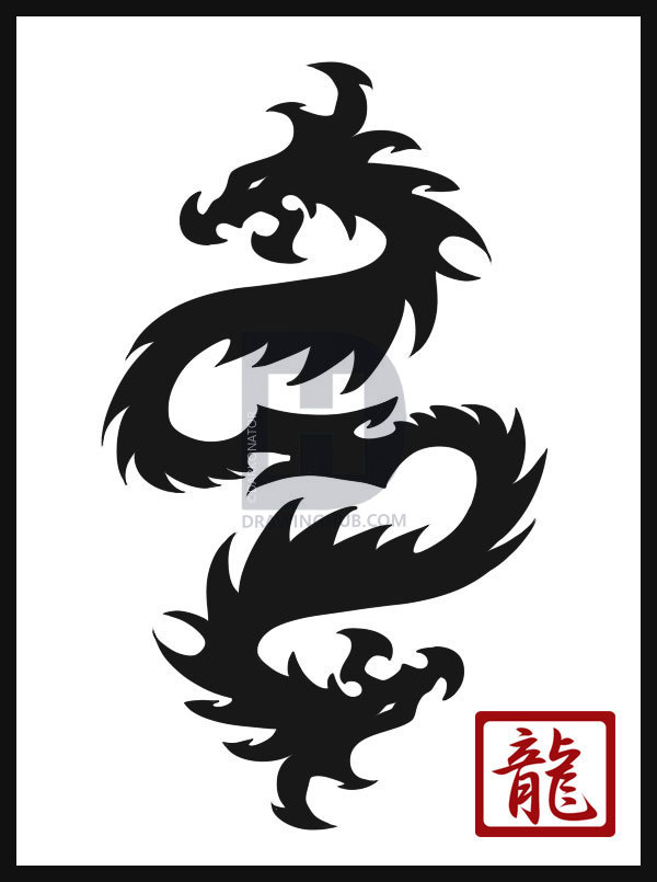 600x805 How To Draw Tribal Designs, Step - Tribal Pattern Drawing