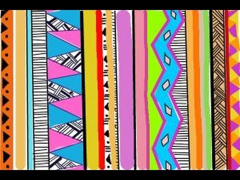 480x360 How To Draw Tribal Print - Tribal Pattern Drawing