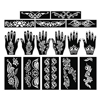 355x355 Parth Impex Henna Tattoo Stencils - Tribal Pattern Drawing