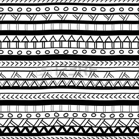 450x450 Drawn Pattern Tribal - Tribal Print Drawings