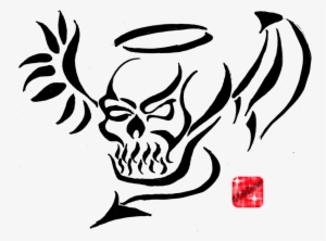 300x222 Skull Drawing Png, Transparent Skull Drawing Png Image Free - Tribal Skull Drawings