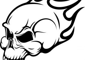 300x210 Skull On Fire Sketch Skull On Fire Drawing Awesome Drawings - Tribal Skull Drawings