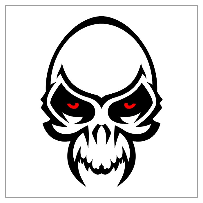 700x700 Tribal Skull Cliparts - Tribal Skull Drawings