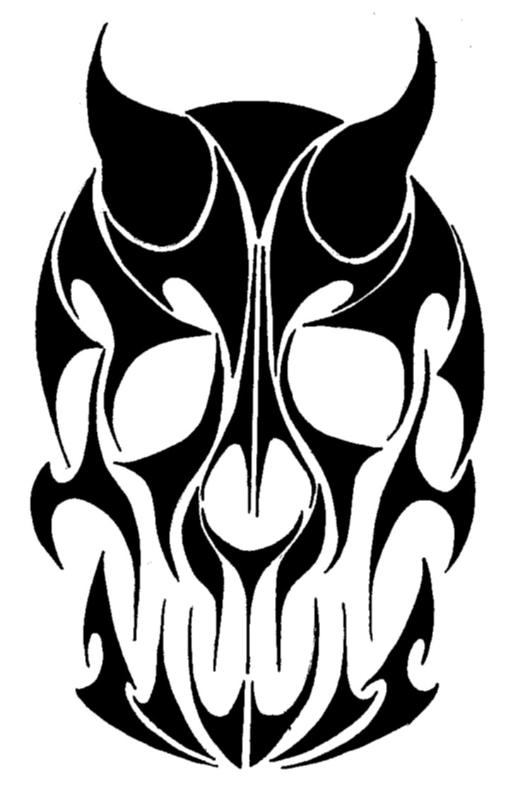 750x1122 Tribal Skull Drawings Gtgt - Tribal Skull Drawings