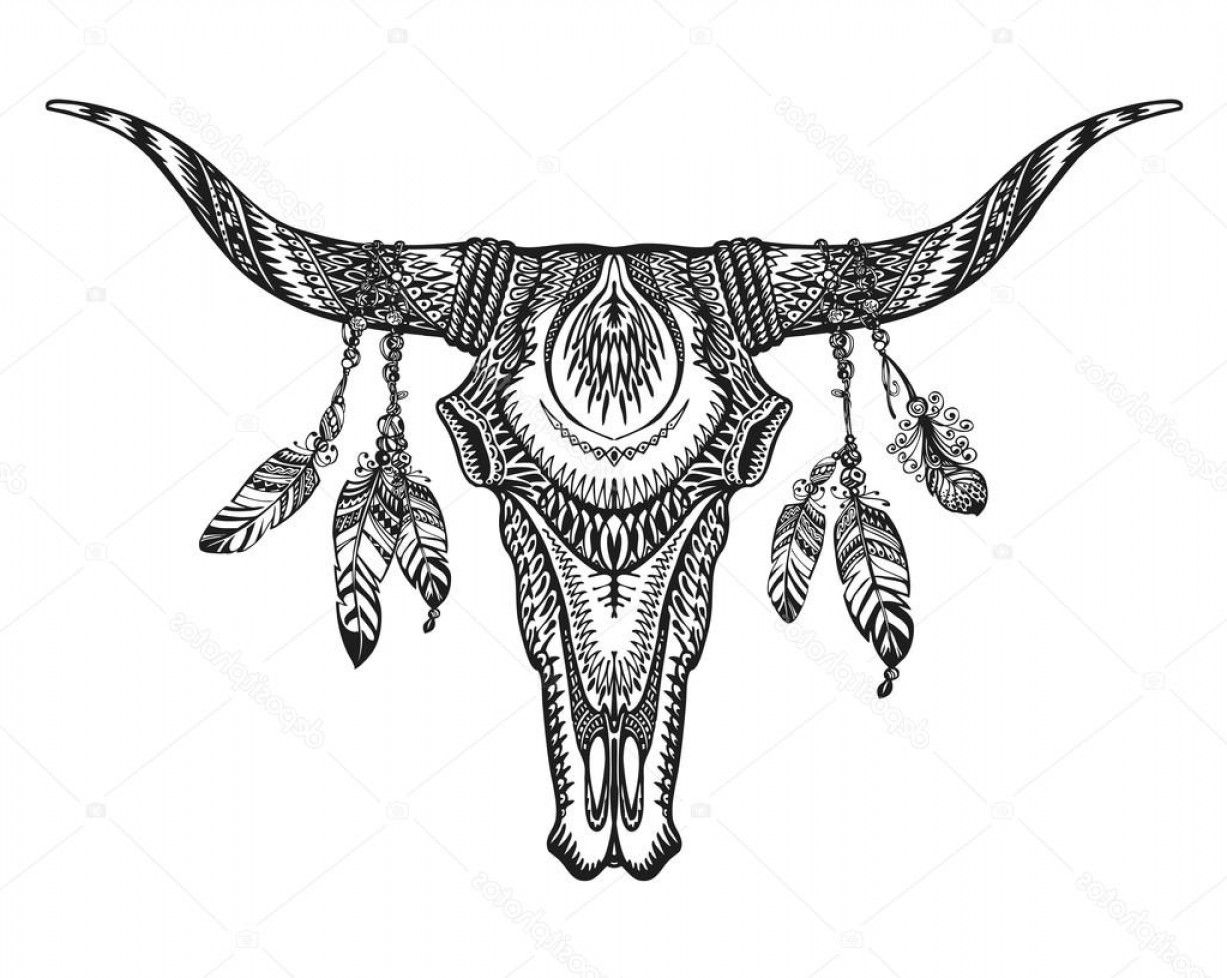 1227x978 Vector Tribal Animal Drawings Soidergi - Tribal Skull Drawings
