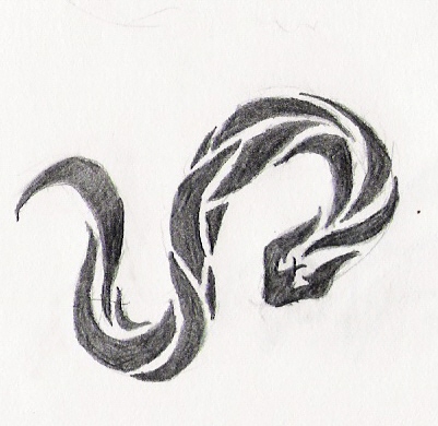 401x390 Tribal Snake Drawings - Tribal Snake Drawing