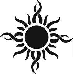 236x240 best tribal sun tattoos images tribal sun tattoos, sun tattoo - Tribal Sun Drawing