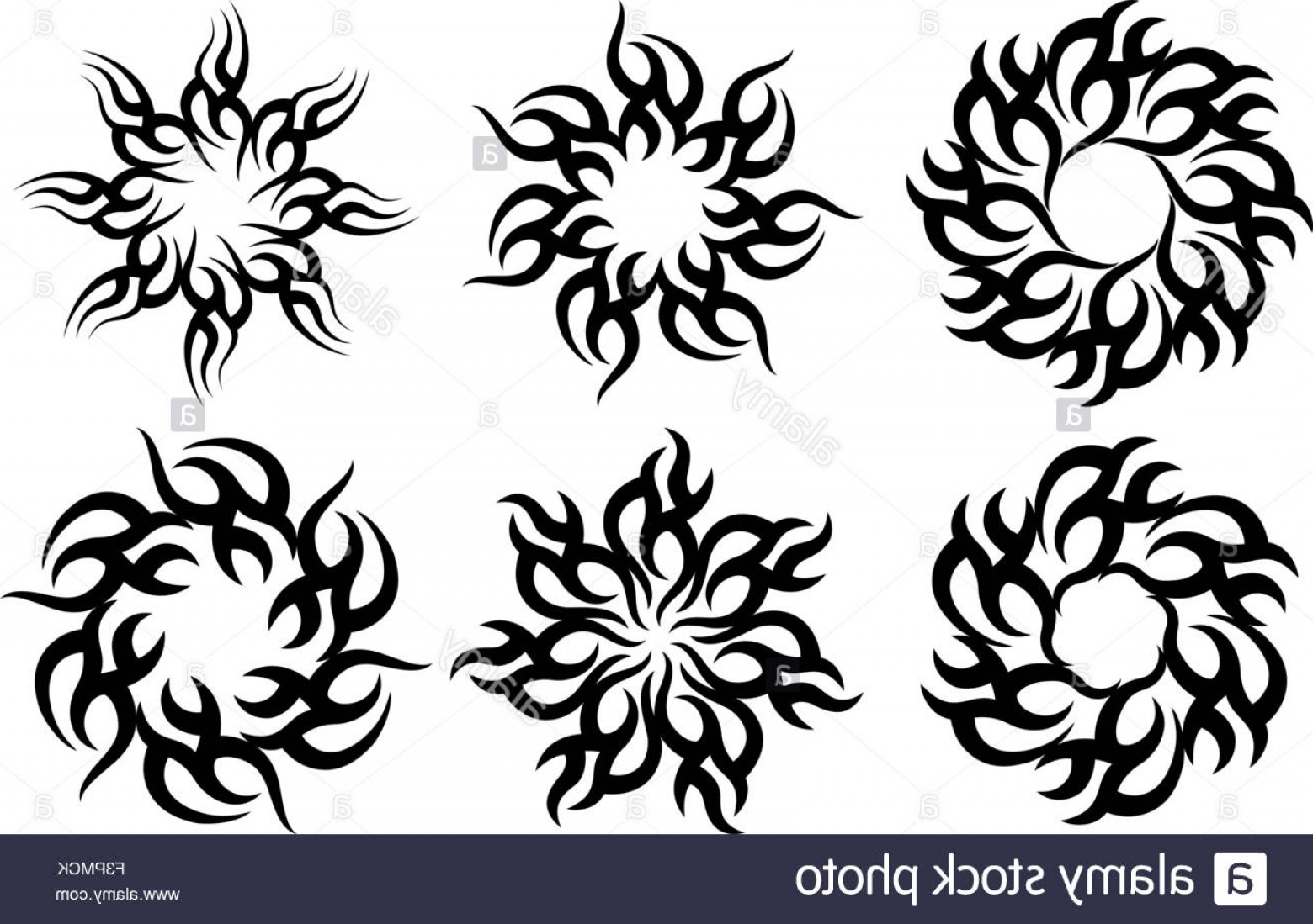 1560x1099 Stock Photo Tattoo Sun Flame Tribal Design Vector Art Soidergi - Tribal Sun Drawing