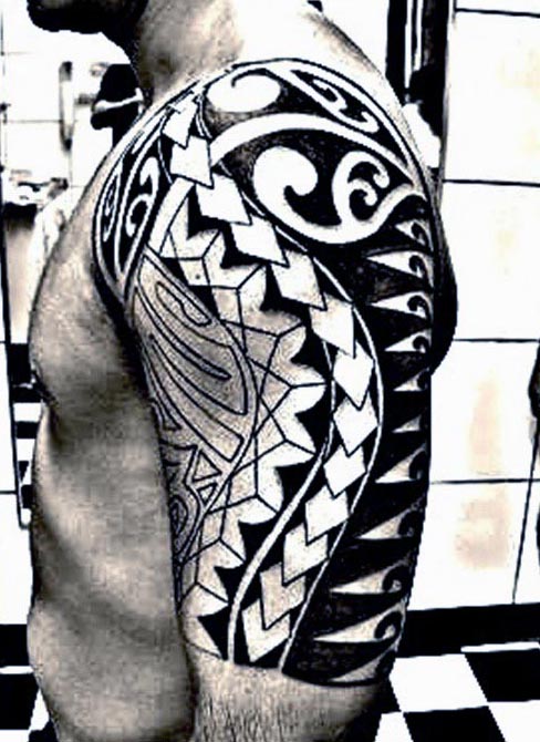 488x670 Top Best Tribal Tattoos For Men - Tribal Tattoo Drawing