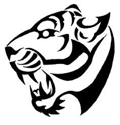236x246 best tribal tiger images tribal tiger, black panther tattoo - Tribal Tattoo Drawing