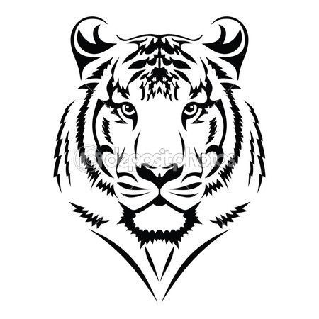 450x450 Scottl - Tribal Tiger Drawing