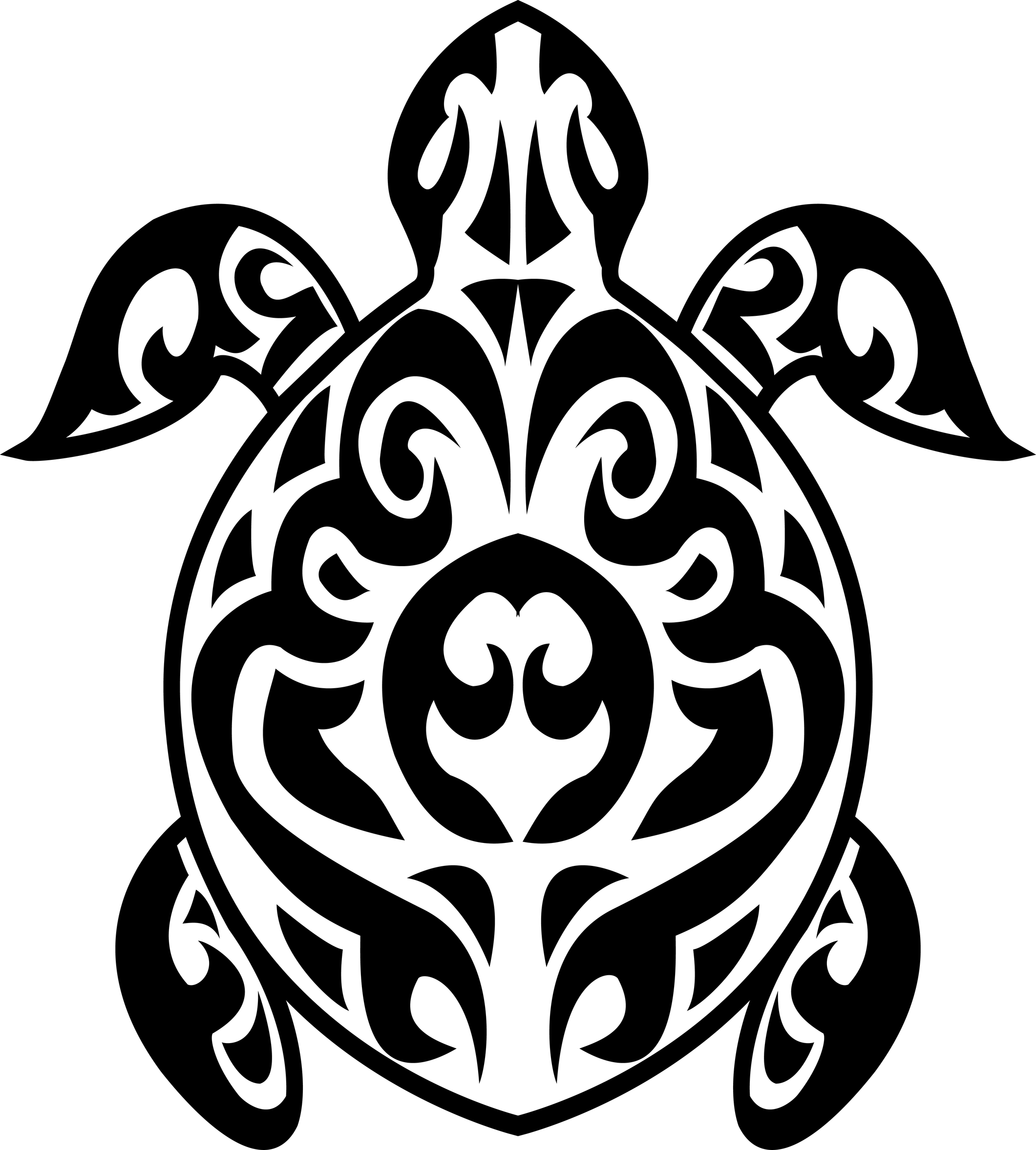 2121x2356 Tribal Turtle Clipart Clip Art Images - Tribal Turtle Drawing