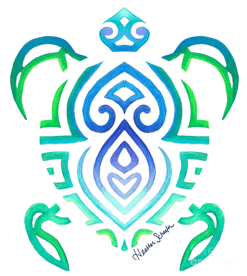 805x900 Tribal Turtle Drawing - Tribal Turtle Drawing