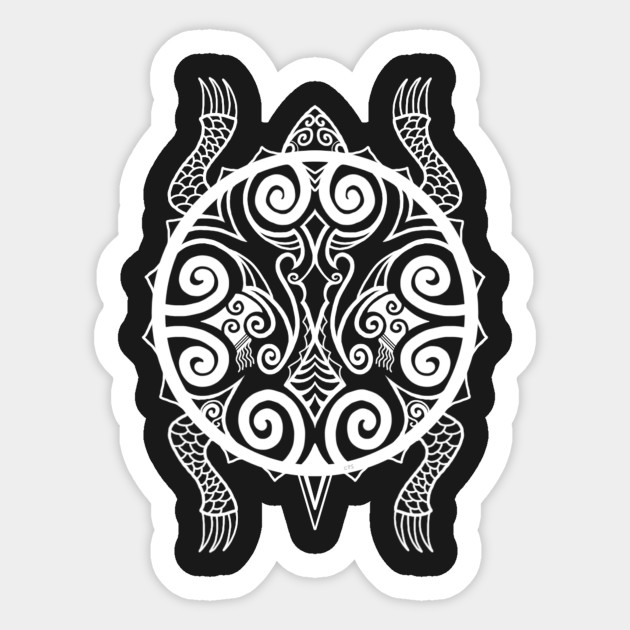 630x630 Tribal Turtle Tiki Tattoo - Tribal Turtle Drawing