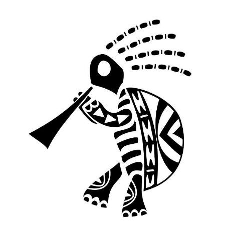 473x473 Tribal Turtle Clipart - Tribal Turtle Drawing