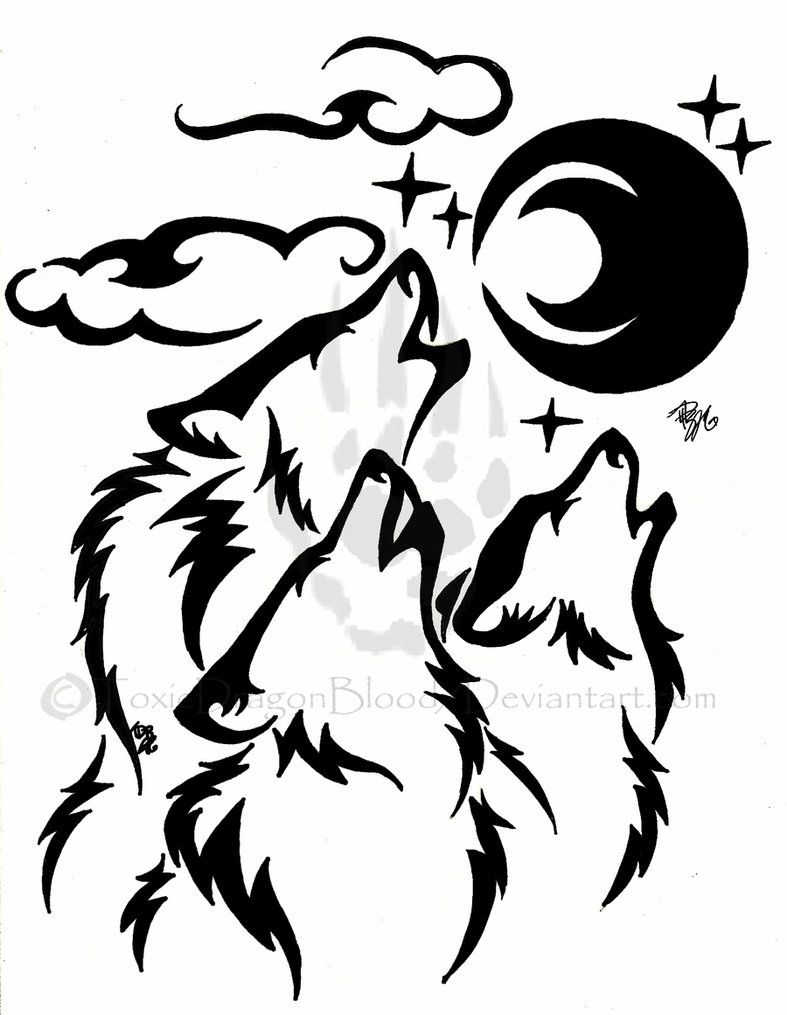 787x1015 Images For Gt Tribal Wolf Drawing Howling Drawings Tribal Wolf - Tribal Wolf Drawing