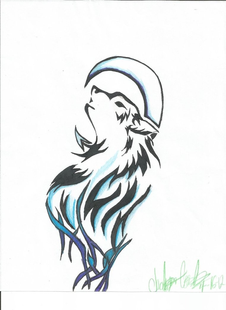 762x1048 Like Tribal Wolf Drawing - Tribal Wolf Drawing