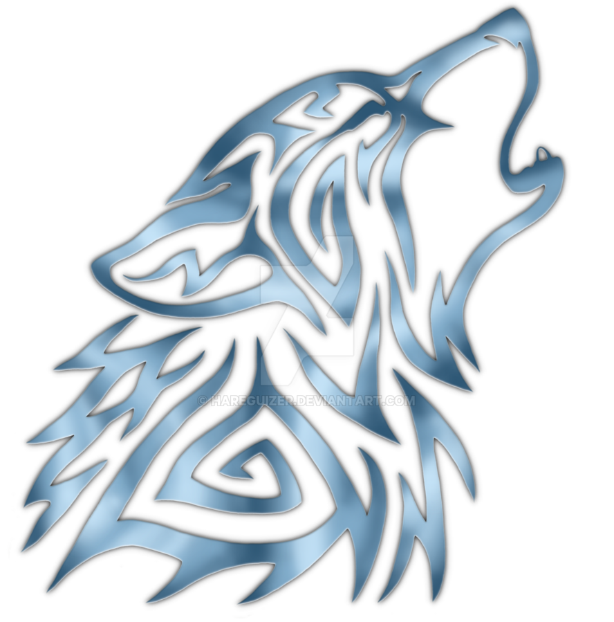888x899 Tribal Wolf Drawing - Tribal Wolf Drawing
