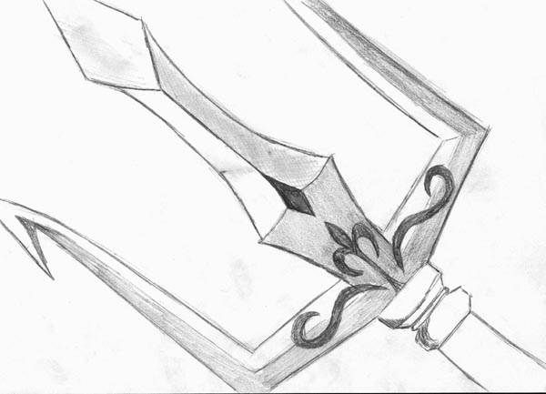 600x433 poseidon's trident - Trident Drawing