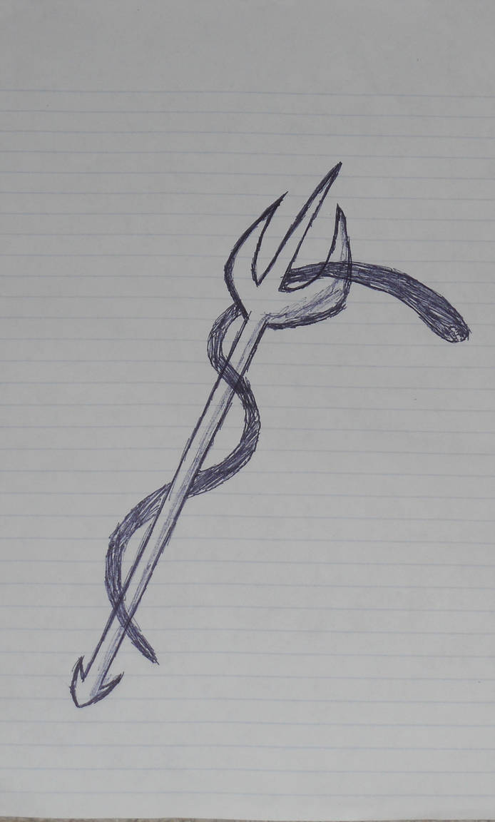 694x1152 trident drawing - Trident Drawing