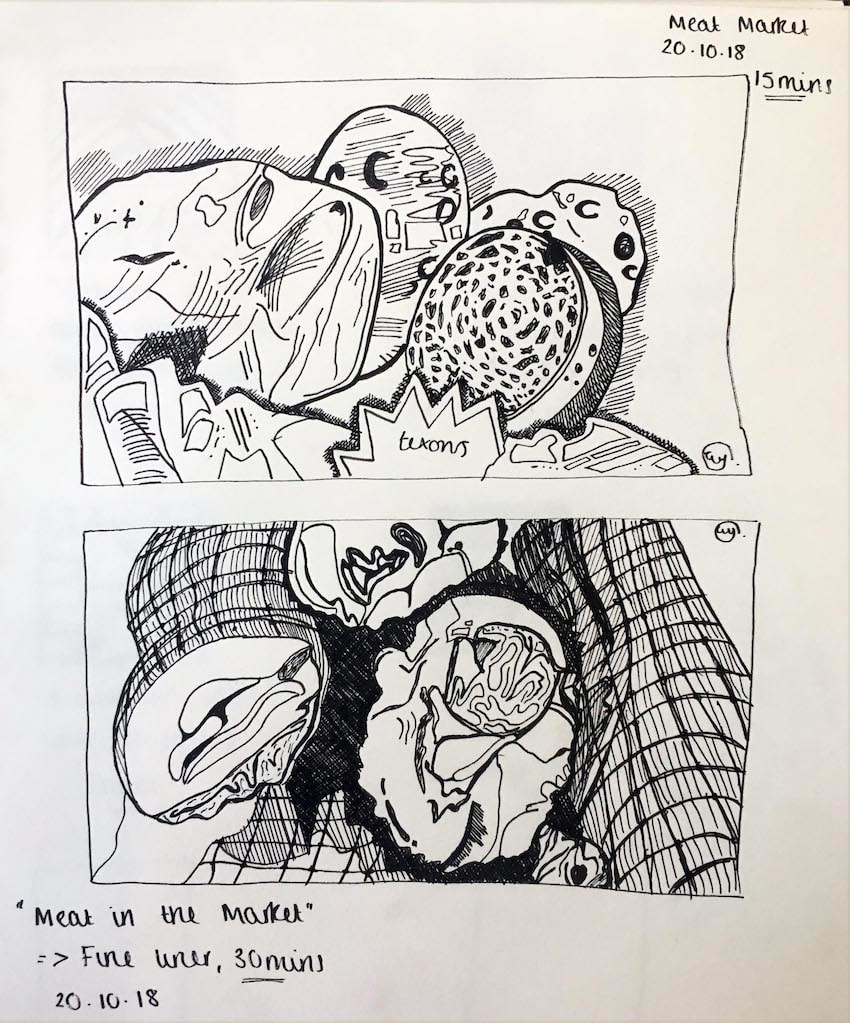 850x1023 drawings from our custom drawing holiday to riga - Trip Drawing