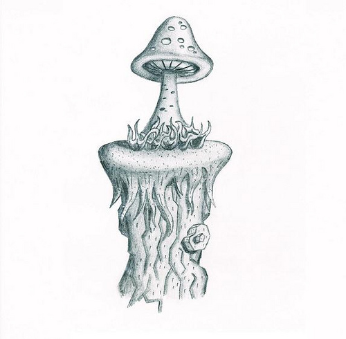 Trippy Mushroom Drawing at PaintingValley.com | Explore collection of