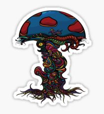 210x230 trippy shroom drawing stickers redbubble - Trippy Shroom Drawings
