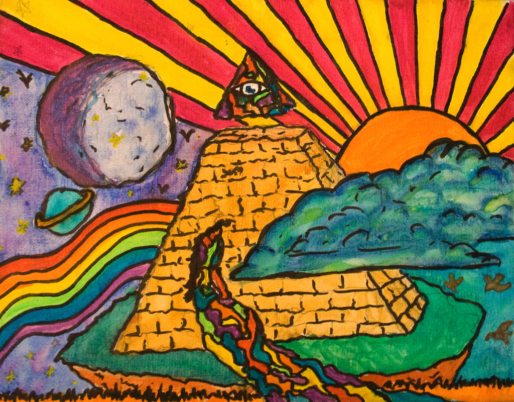 1024x800 Images Of Trippy Sun Drawing - Trippy Sun Drawing