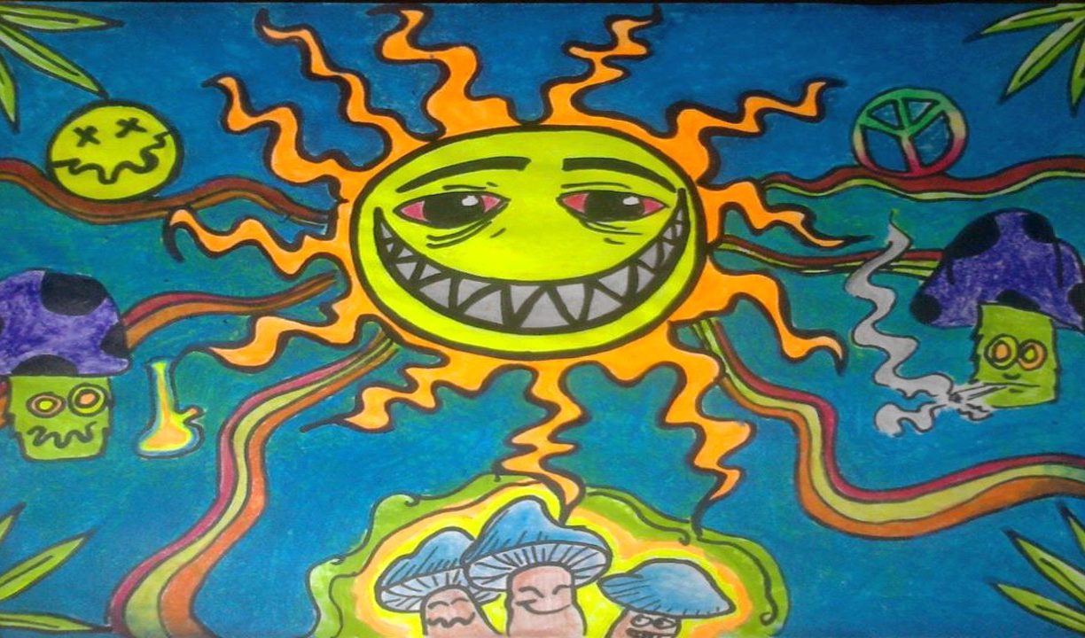 Trippy Sun Drawing at Explore collection of Trippy