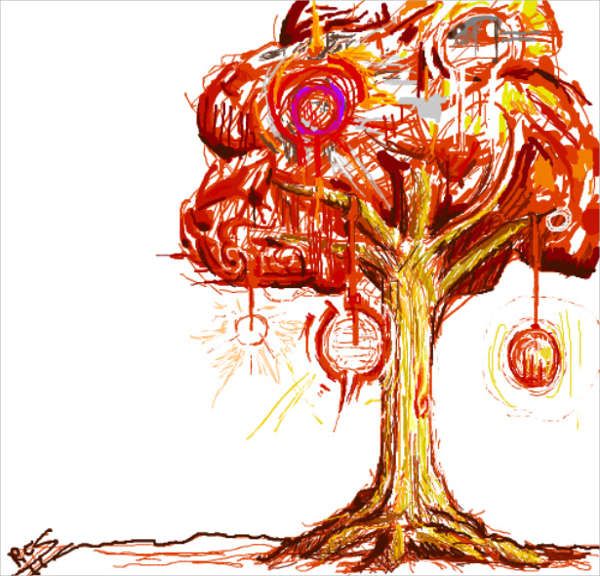 Image Result For Trippy Tree Peace Big Tree Tattoo Ideas - Trippy Tree Draw...