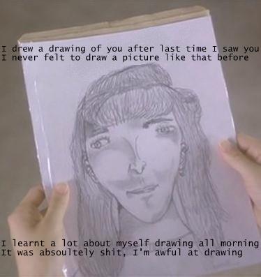 374x397 Trisha - Trisha Napoleon Dynamite Drawing