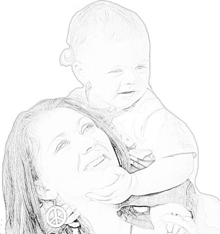 450x478 Trisha Drawing Nice Transparent Png Clipart Free Download - Trisha Napoleon Dynamite Drawing