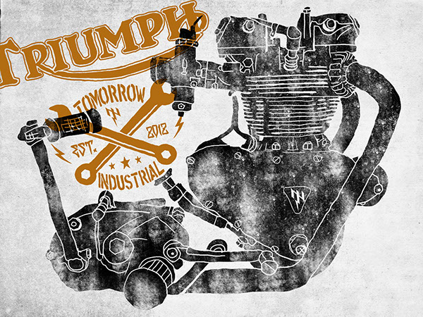 600x450 hand drawing - Triumph Drawing