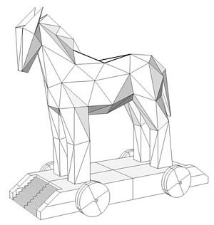 300x316 terra nova band boosters website - Trojan Horse Drawing