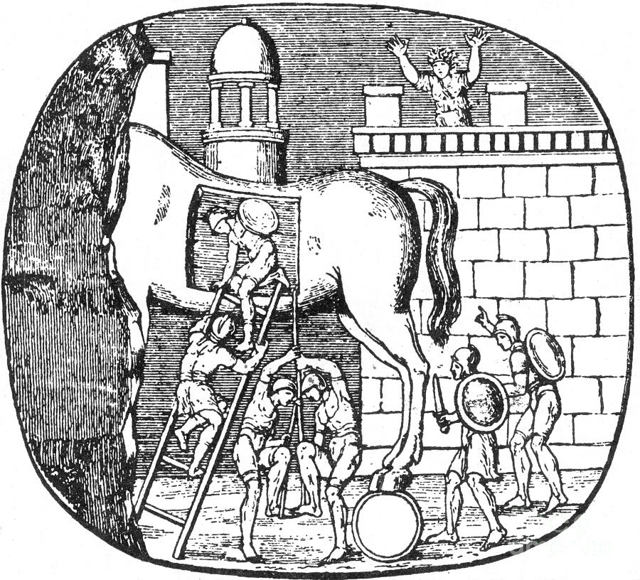 900x816 trojan horse photograph - Trojan Horse Drawing