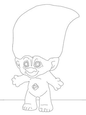 300x400 pin on troll dolls - Troll Doll Drawing
