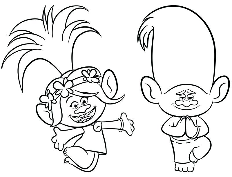 cute trolls coloring pages  coloring and drawing