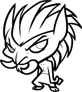 269x302 How To Draw How To Draw A Troll For Kids - Troll Drawing