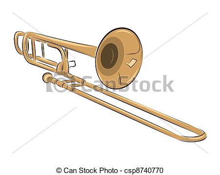 450x357 musical instrument trombone illustration musical instrument - Trombone Drawing