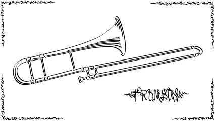 426x240 search photos trombone - Trombone Drawing