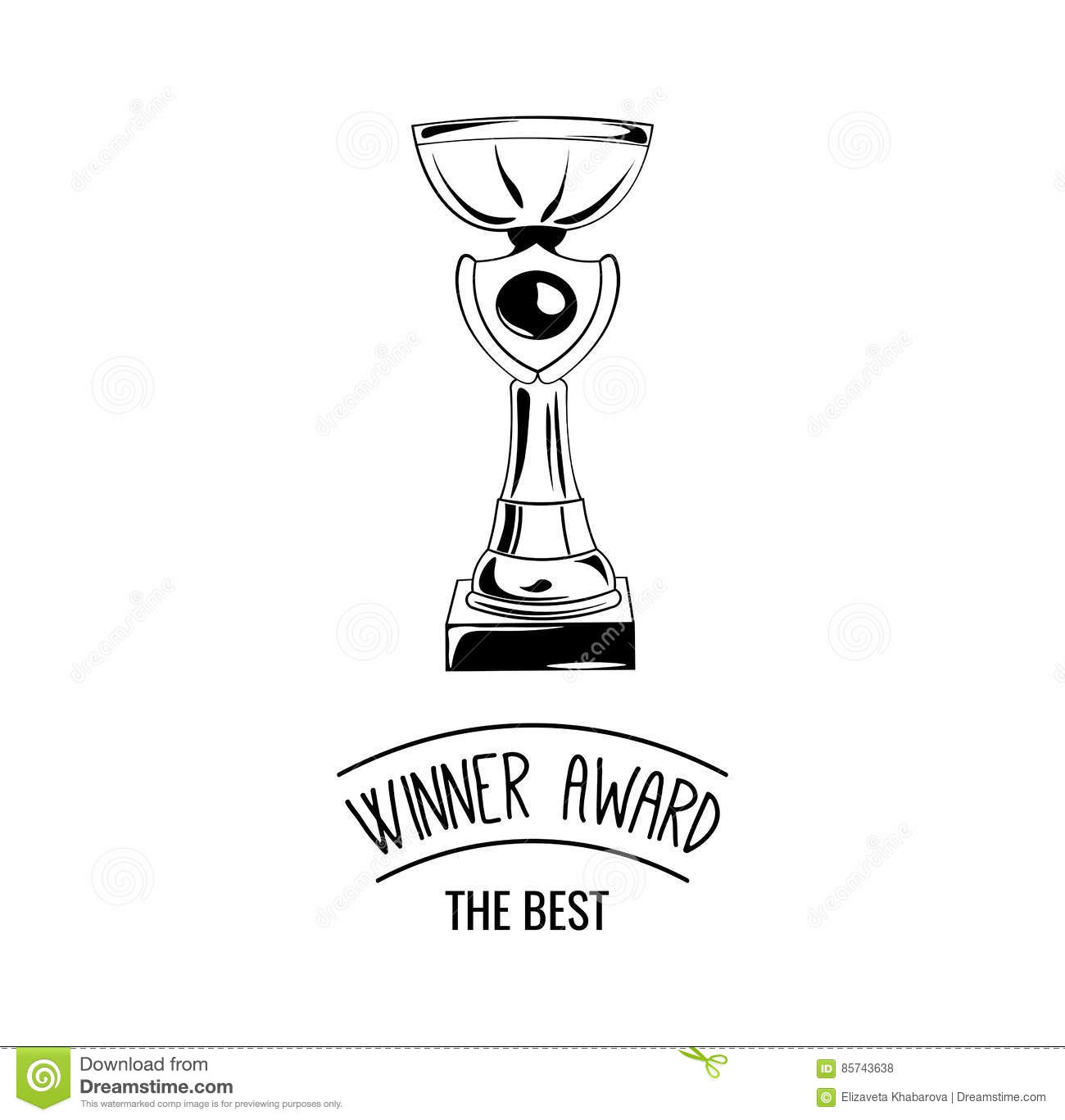 1300x1367 drawn trophy drawing - Trophy Drawing