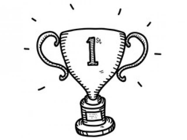 640x480 Drawn Trophy - Trophy Line Drawing