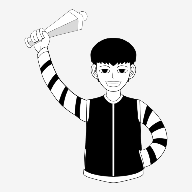 640x640 Boy Holding A Trophy Boy Illustration Line Drawing Year End Awards - Trophy Line Drawing