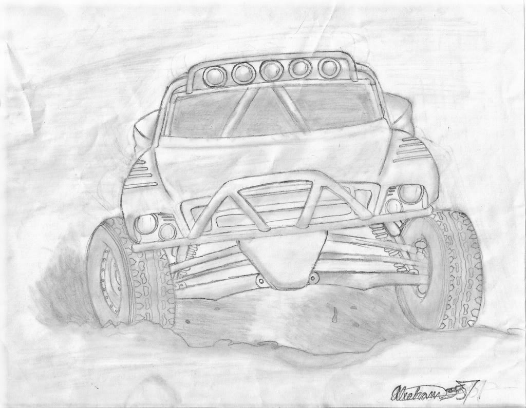 1024x795 drawing trophies - Trophy Truck Drawing