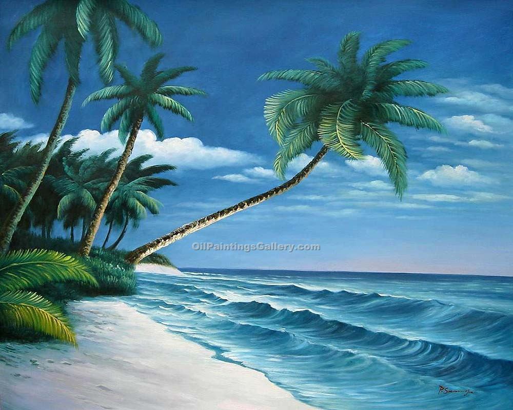 Tropical Beach Drawing at PaintingValley.com | Explore collection of ...