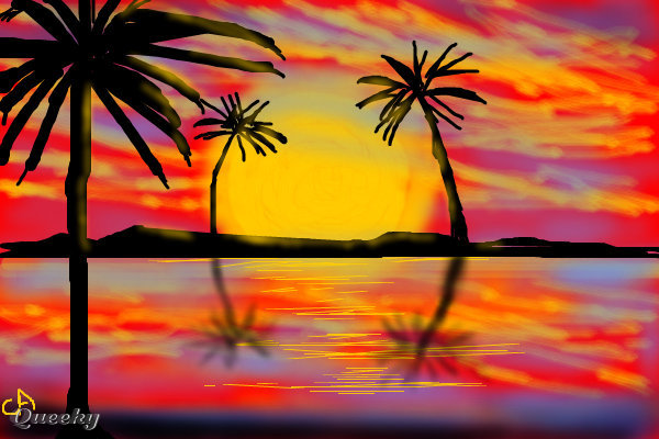 Tropical Drawing at PaintingValley.com | Explore collection of Tropical